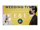 Animated Wedding Title For DaVinci Resolve